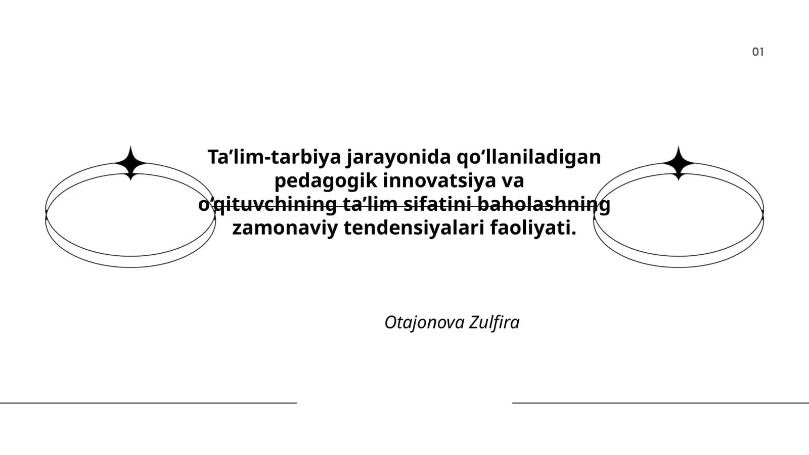 Ta'limda raqamli texnologiyalarni qo‘llash