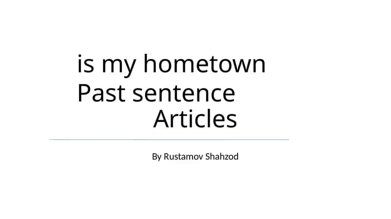 Articles