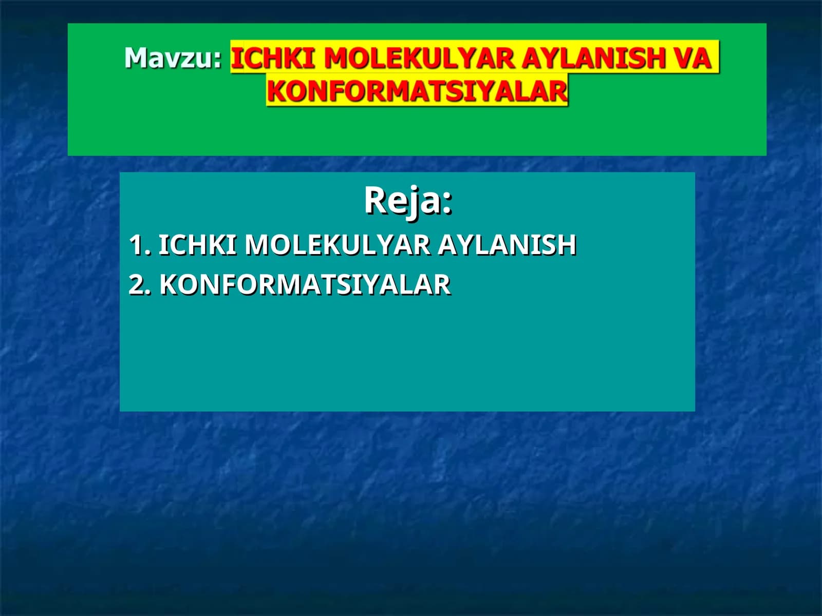 Ichki molekulyar aylanish