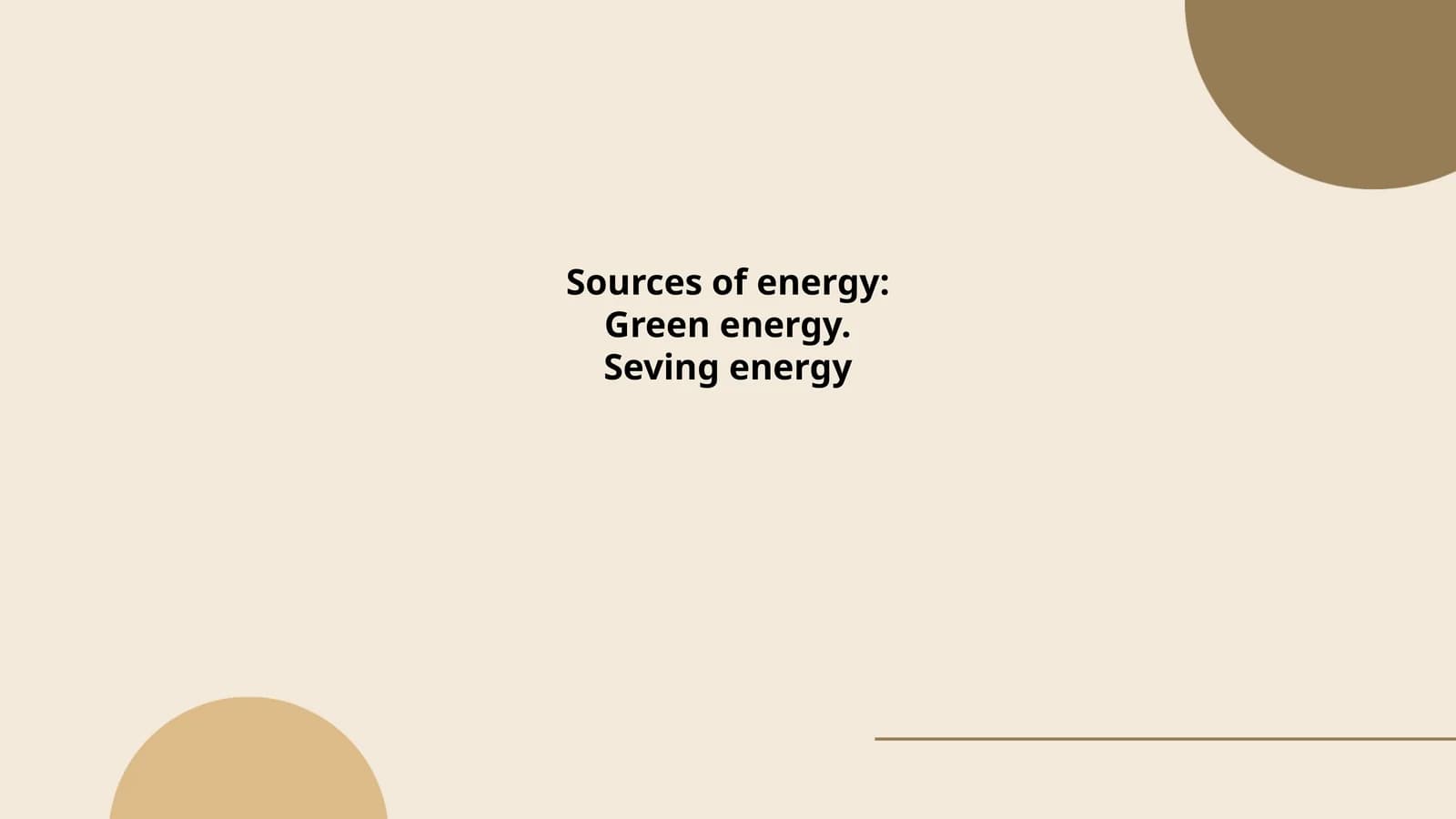 Solar Energy