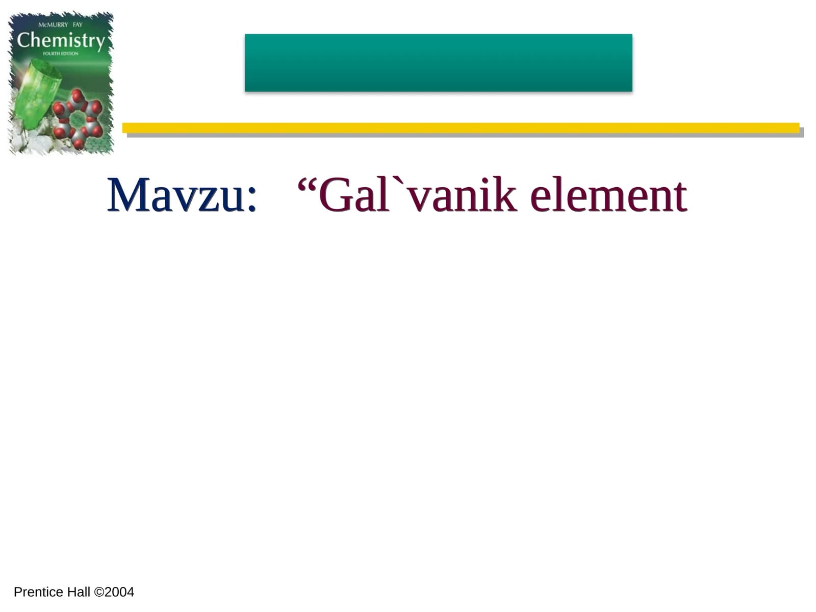 Galvanikelement