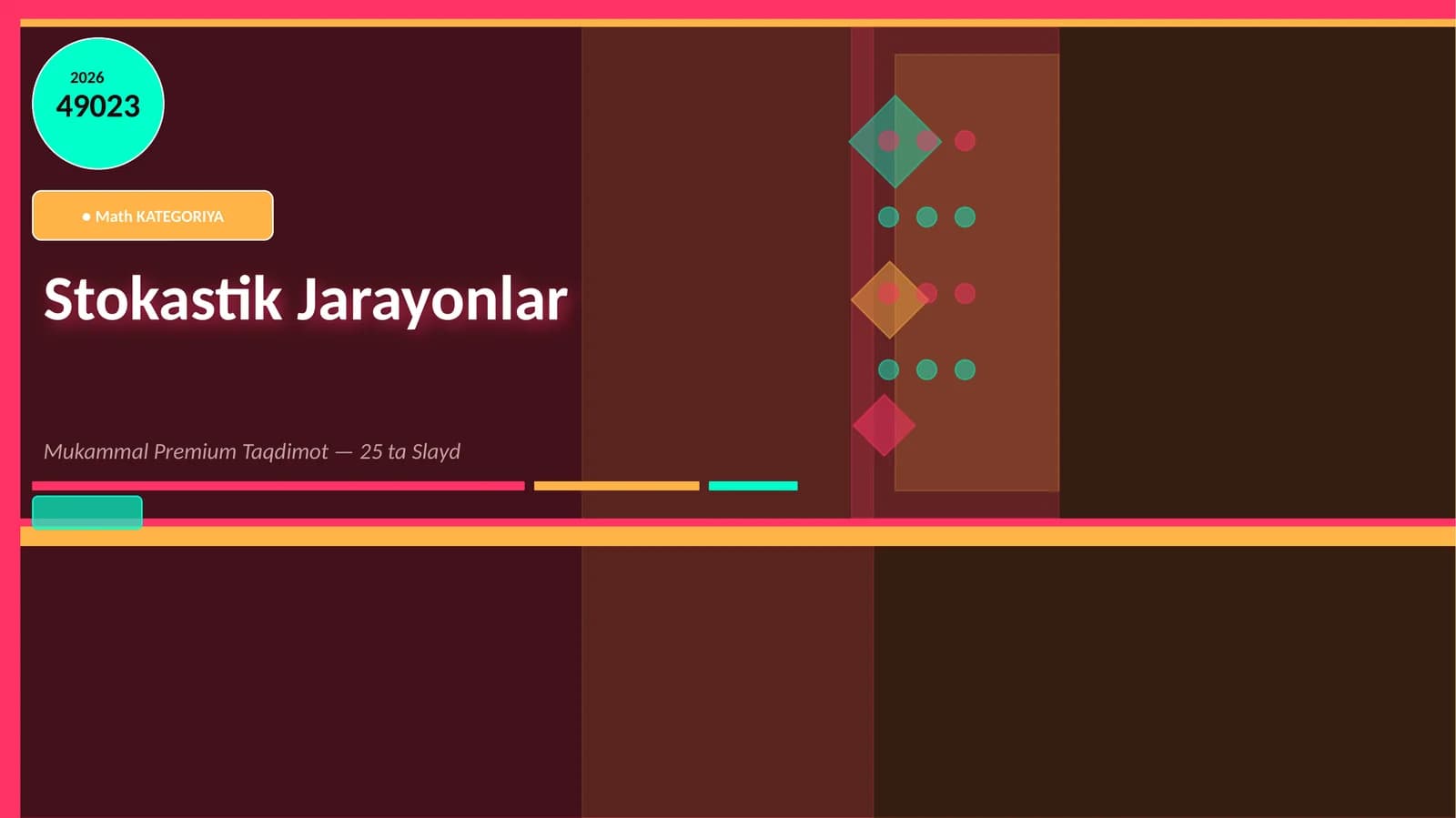 Stokastik Jarayonlar
