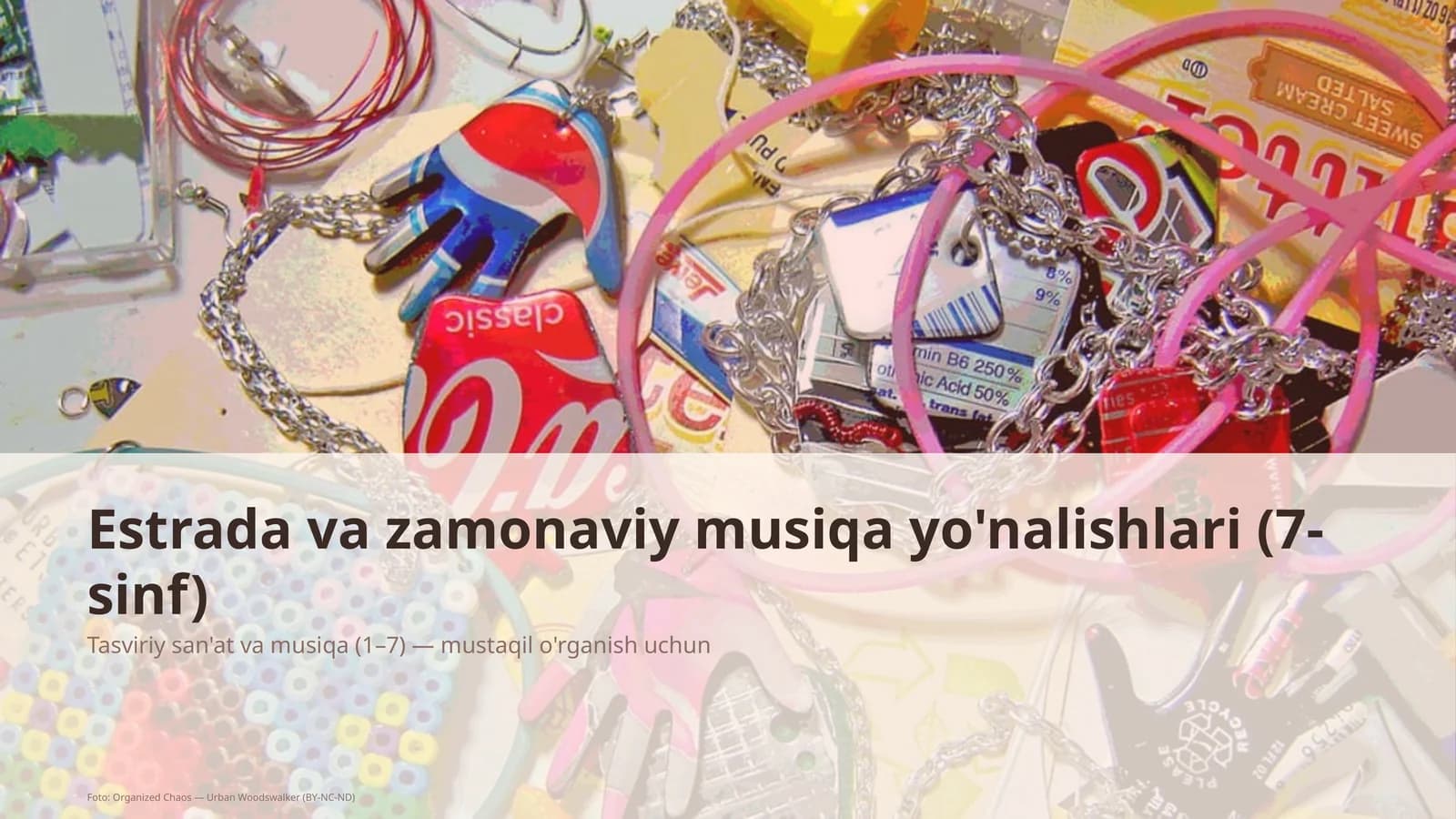 Estrada va zamonaviy musiqa yo'nalishlari (7-sinf)