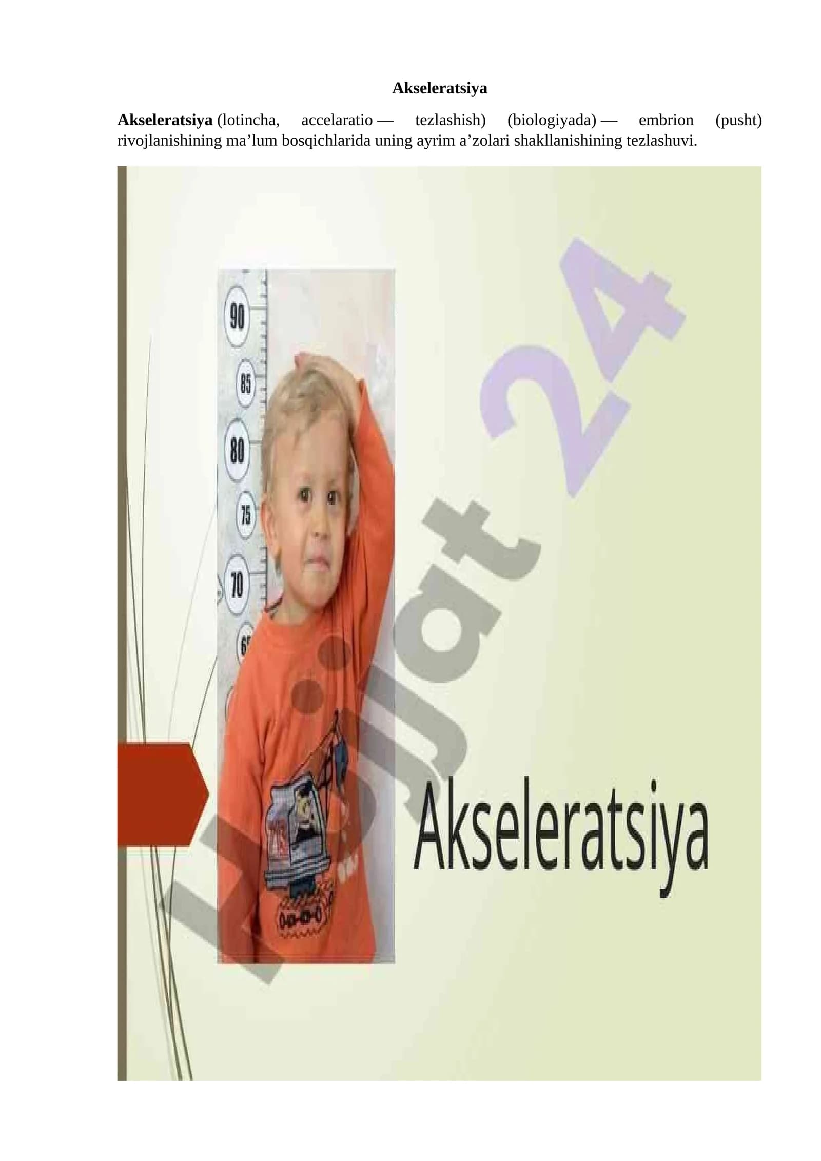Akseleratsiya
