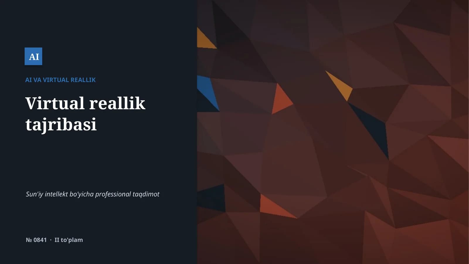 AI VA VIRTUAL REALLIK
