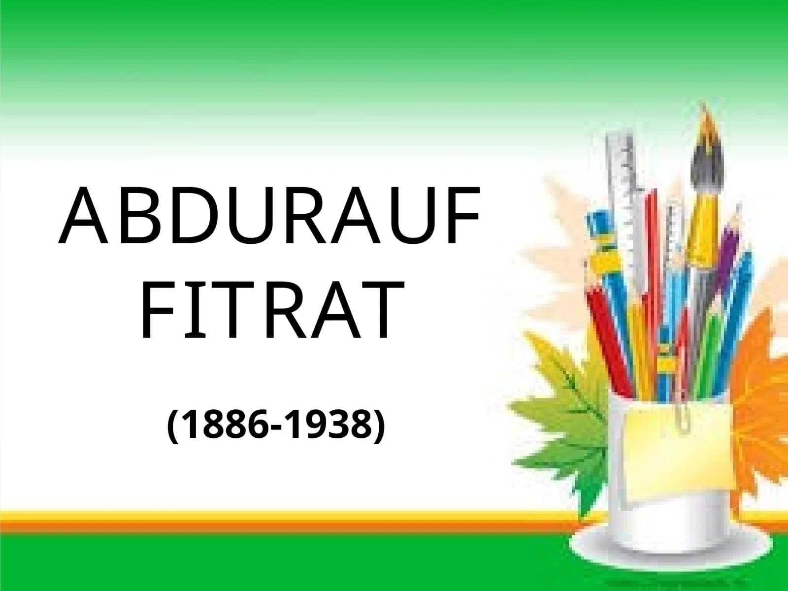 ABDURAUF FITRAT