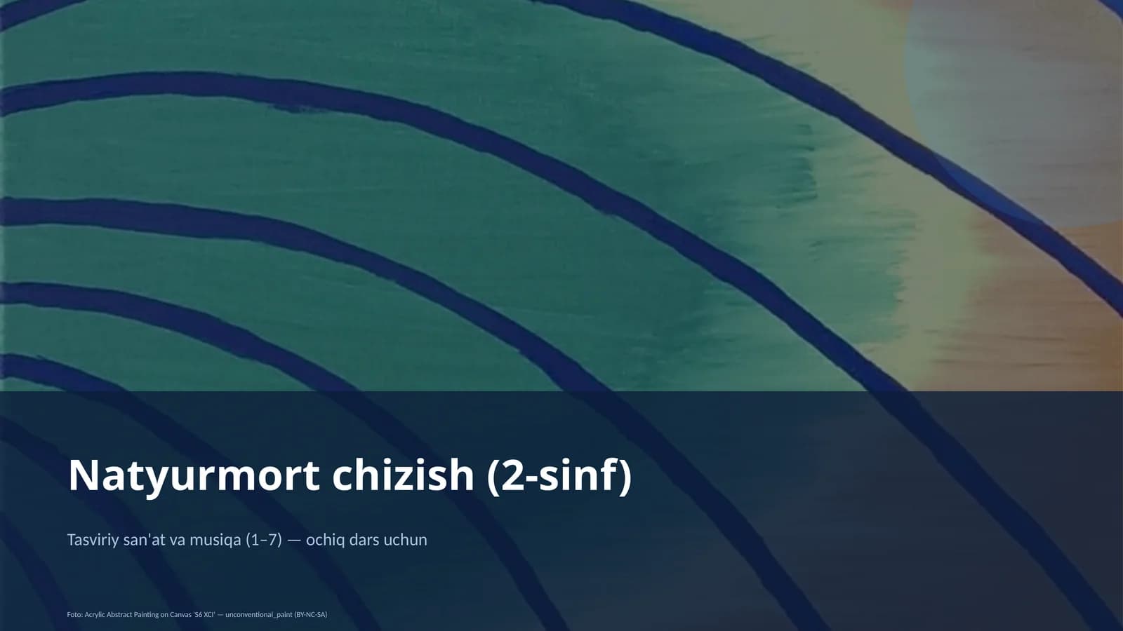 Natyurmort chizish (2-sinf)