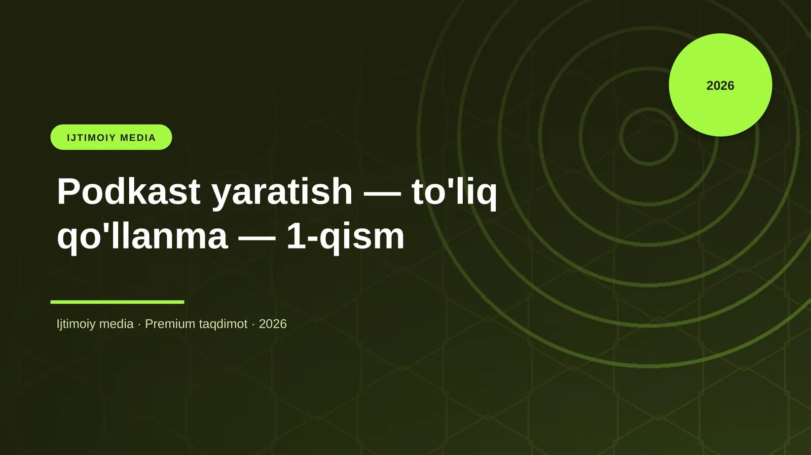 IJTIMOIY MEDIA