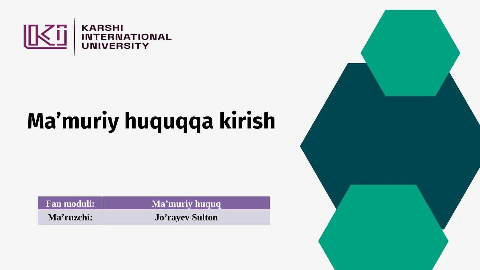 Ma’muriyhuquqqakirish
