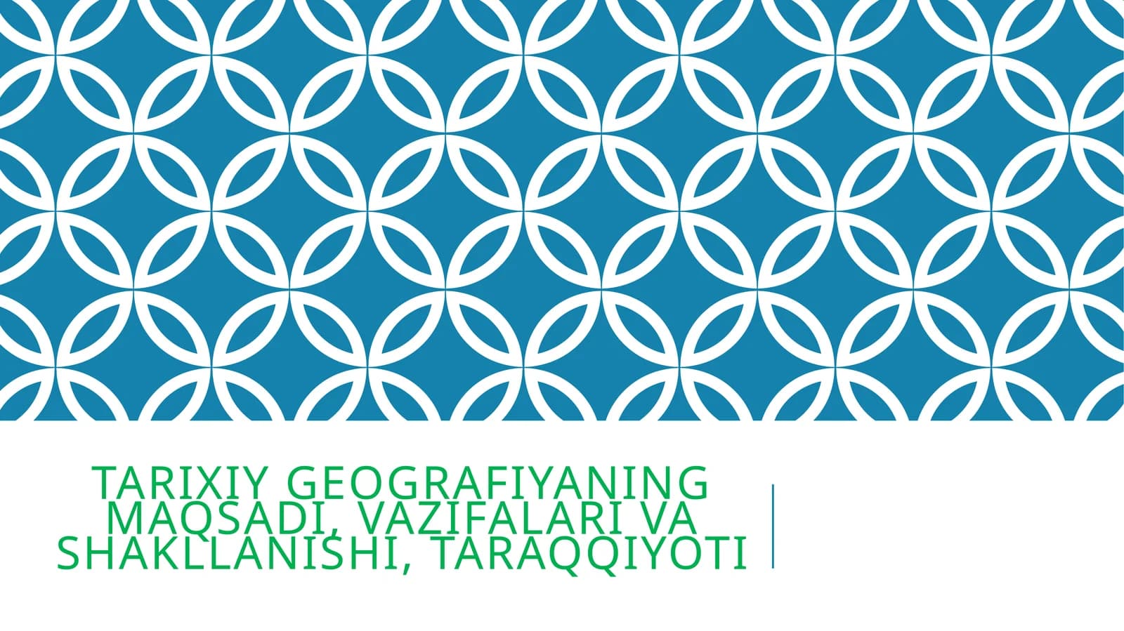 tarixiy geografiyaning maqsadi va vazifalari