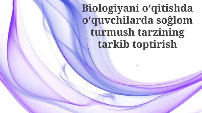 Biologiya Kuchi: Tanani Tushunish