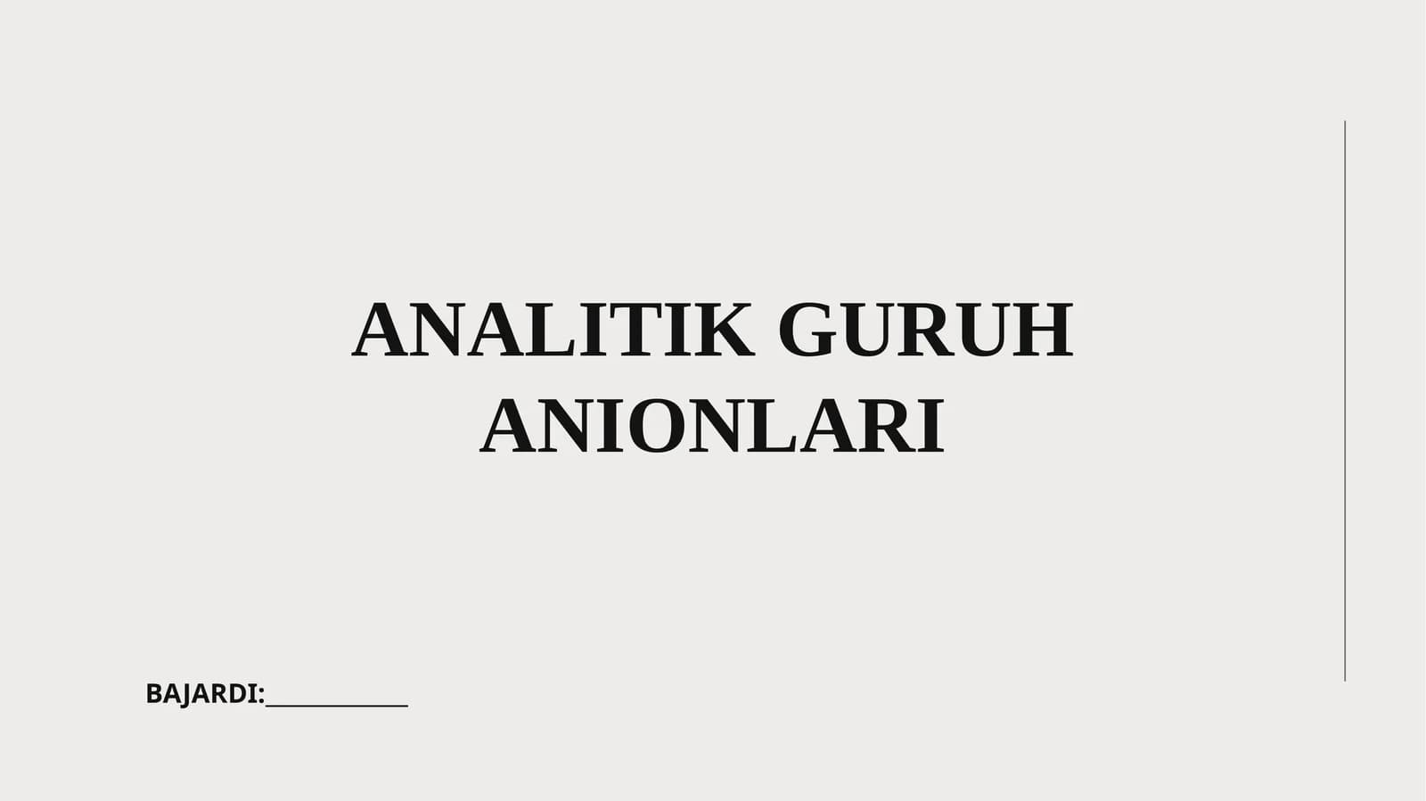 ANIONLAR