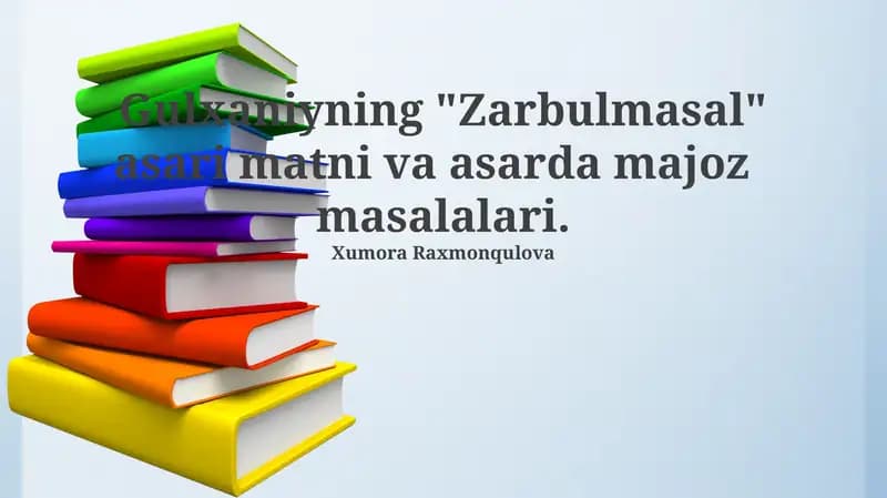 Zarbulmasal
