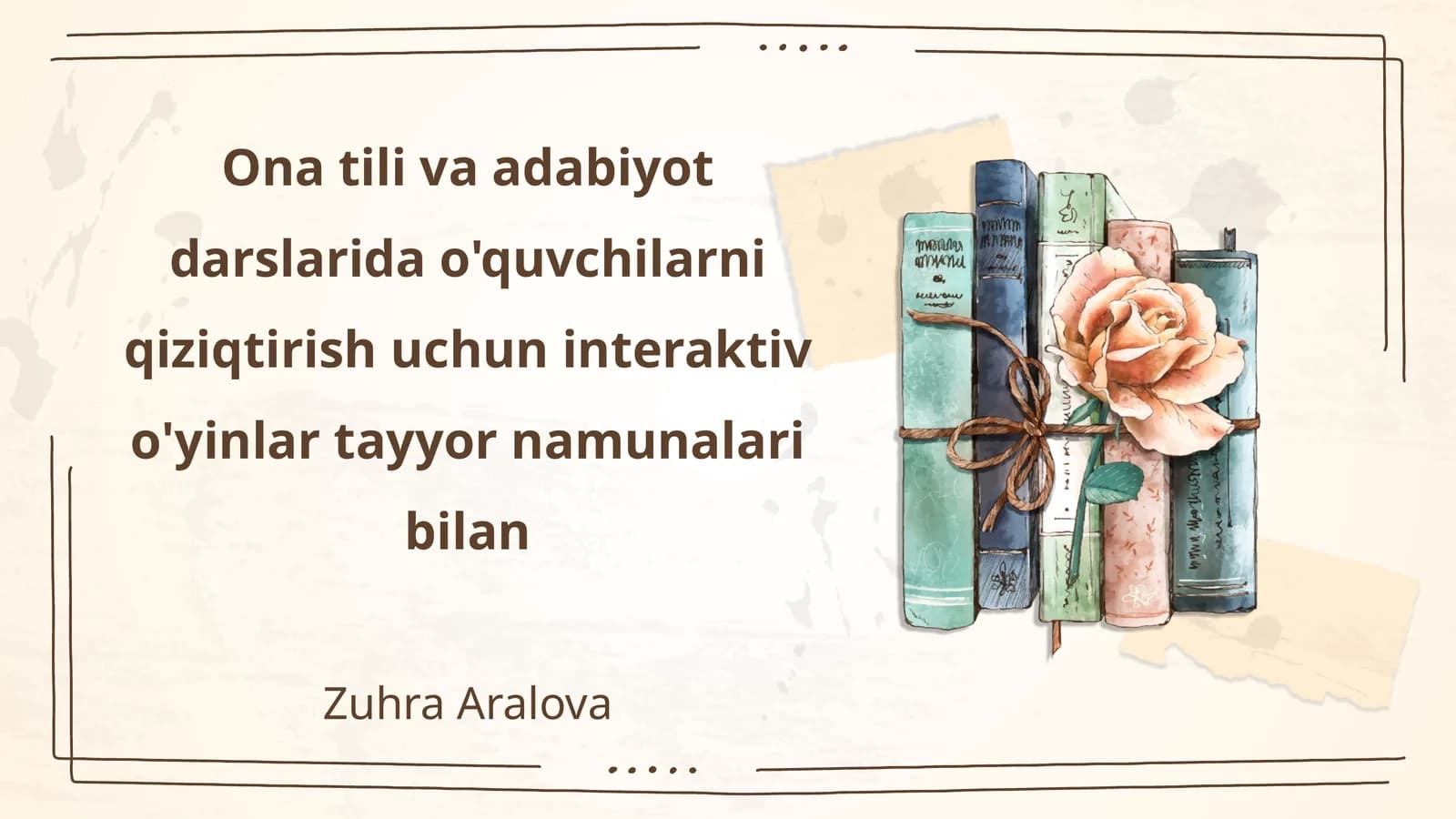 Ilmiy va badiiy matnlar bilan ishlash namunalari