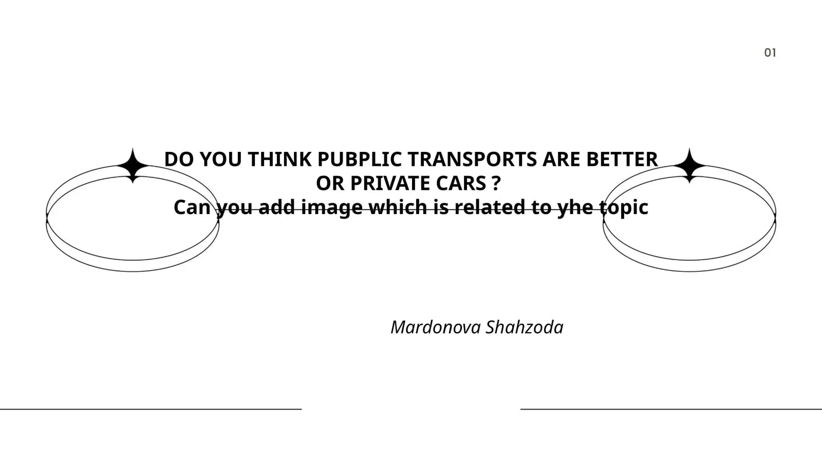 Plan: Cost Efficiency of Public Transport vs. Private Cars