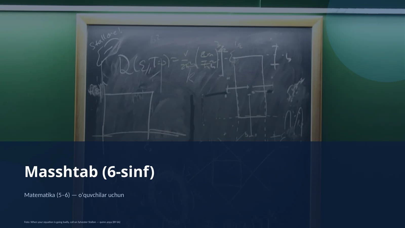 Masshtab (6-sinf)