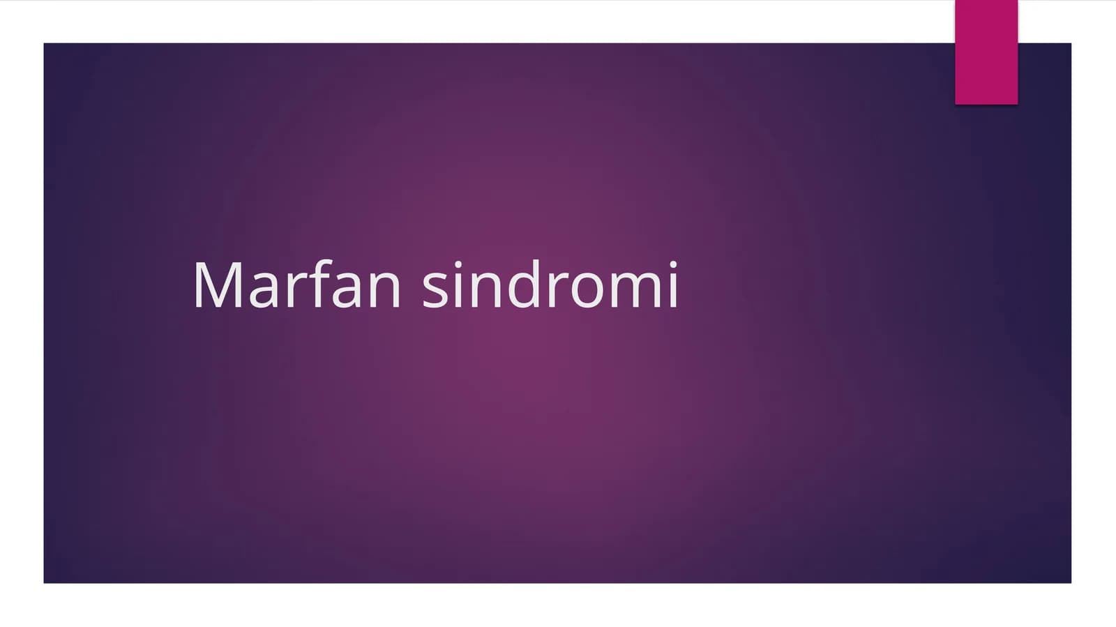 Marfansindromi