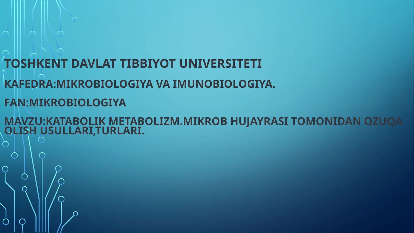 Katabolik metabolizm