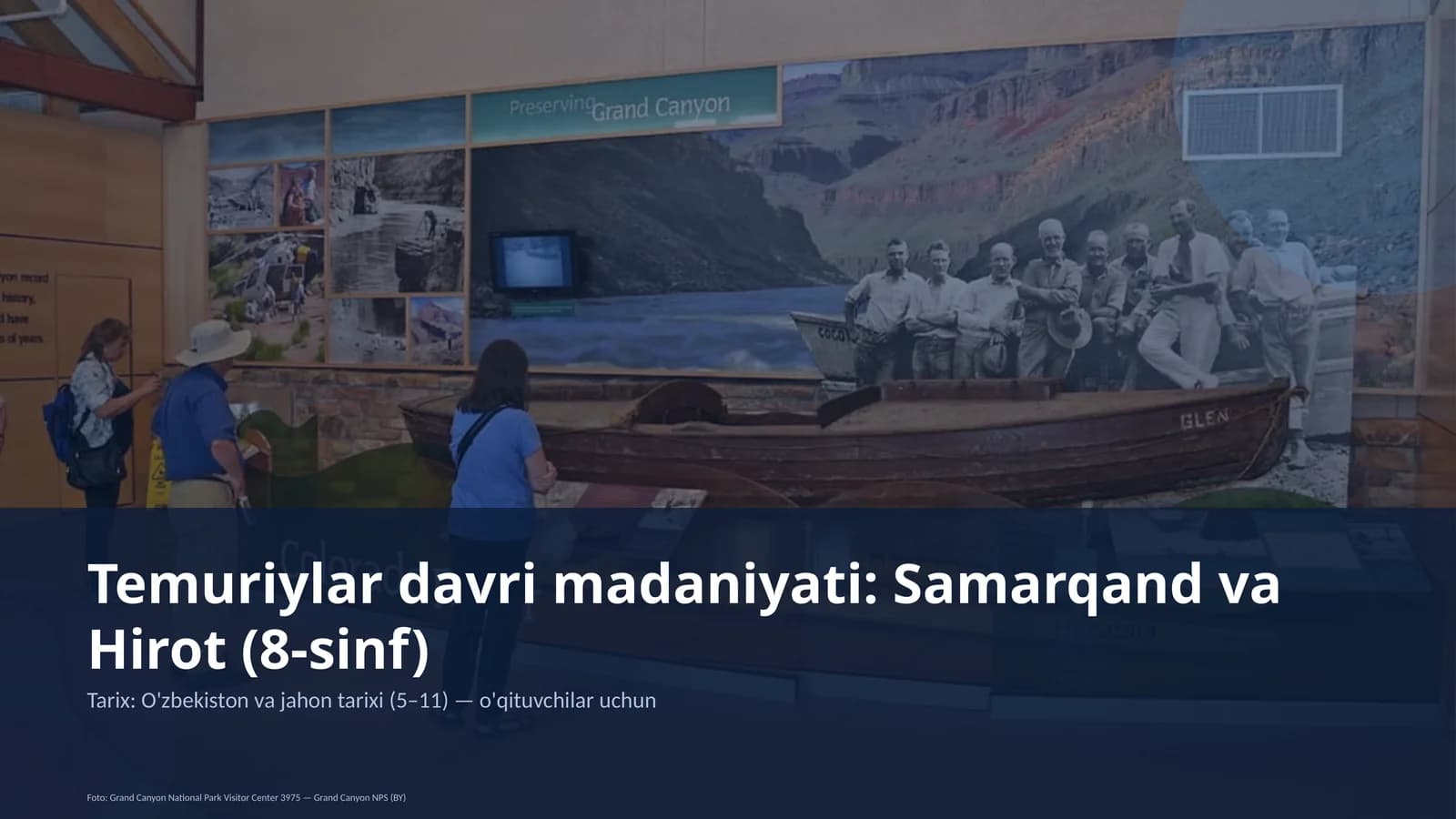 Temuriylar davri madaniyati: Samarqand va Hirot (8-sinf)
