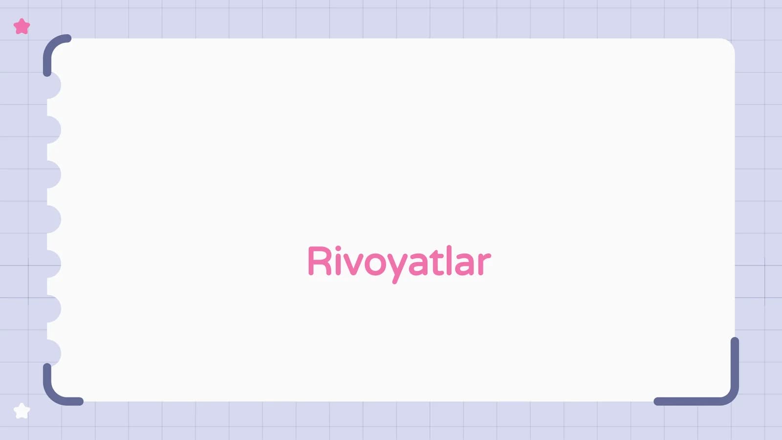Rivoyatlar