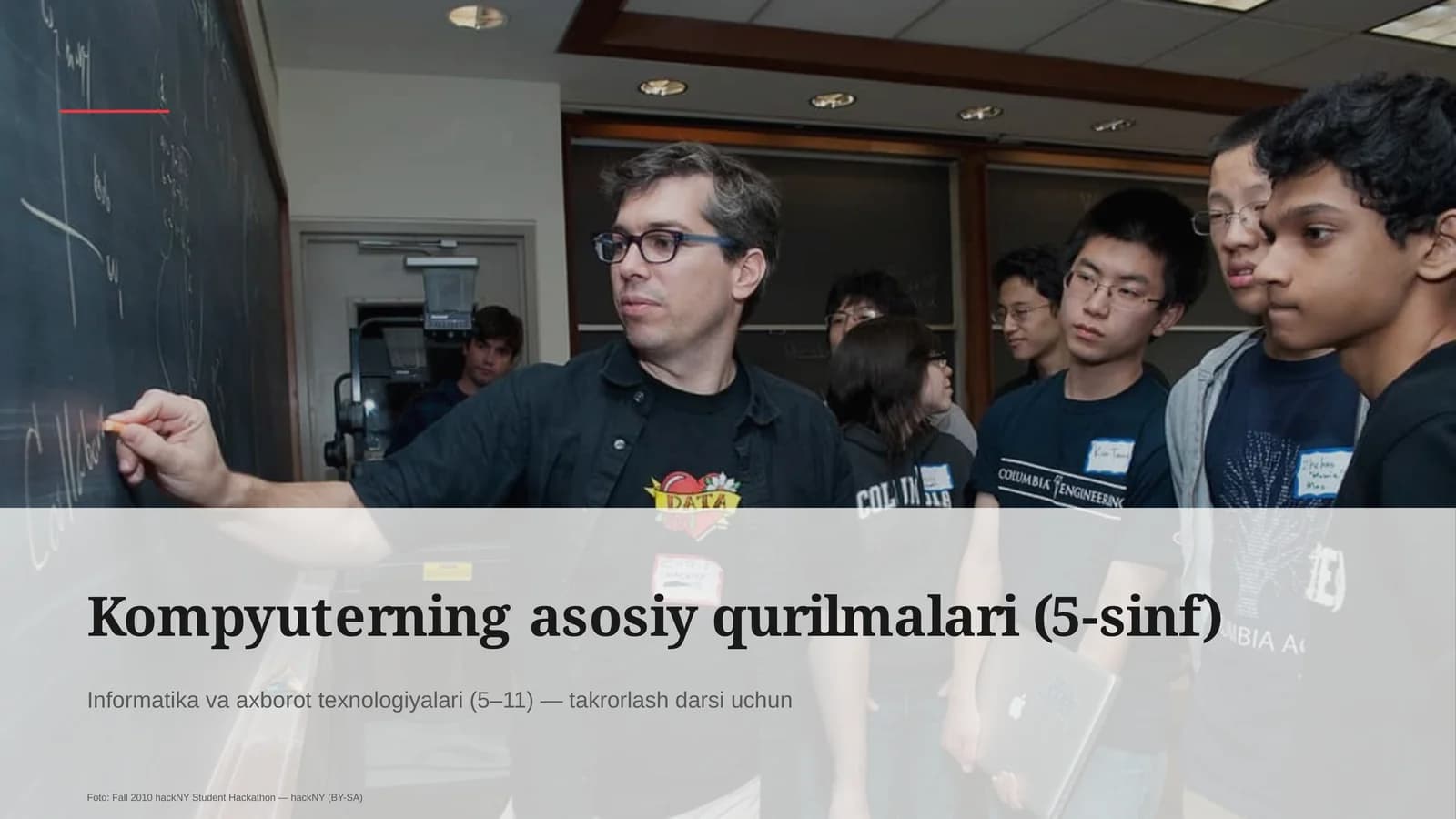 Kompyuterning asosiy qurilmalari (5-sinf)