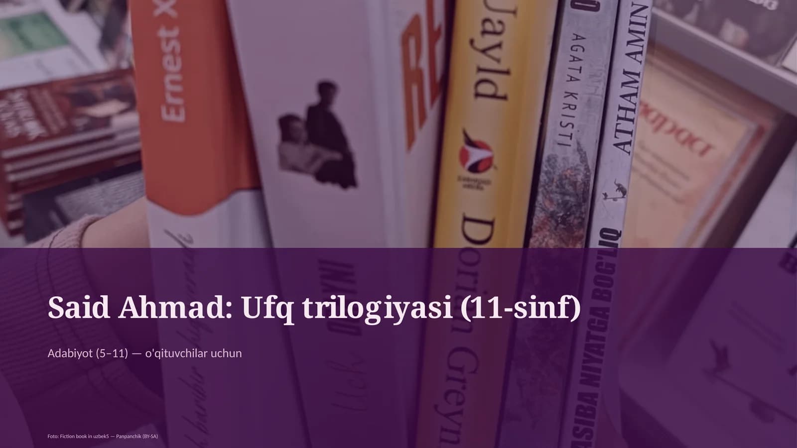 Said Ahmad: Ufq trilogiyasi (11-sinf)