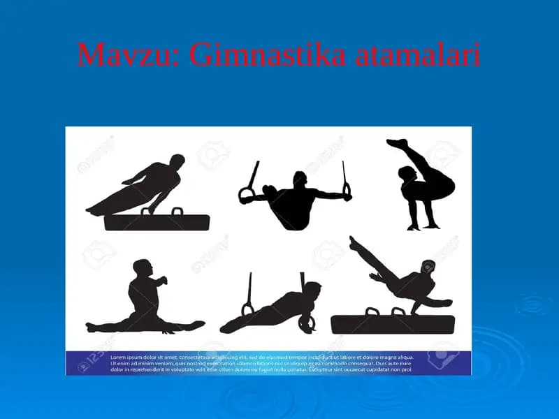 Gimnastika atamalari