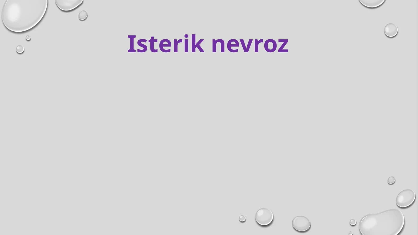 Isterik nevroz
