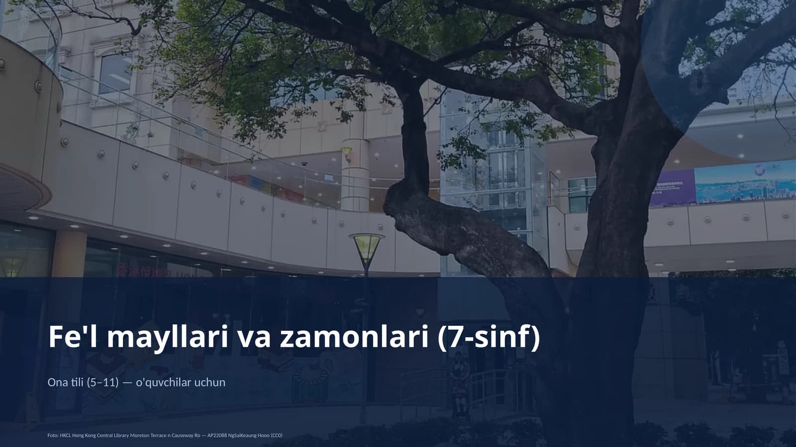Fe'l mayllari va zamonlari (7-sinf)