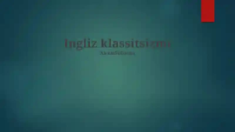 Ingliz klassitsizmi