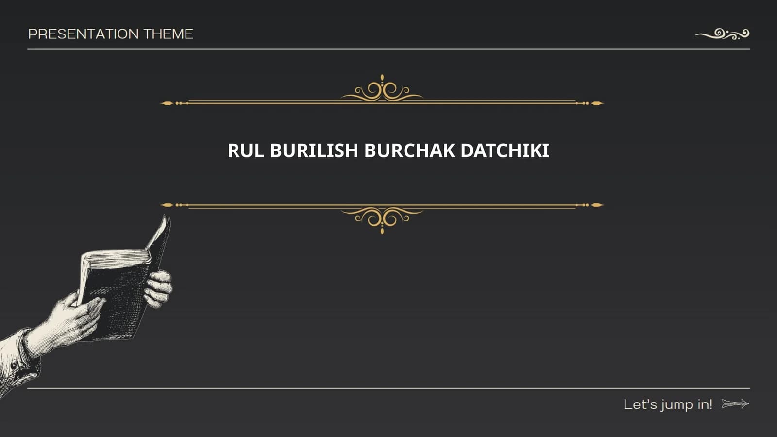 RUL BURILISH BURCHAK DATCHIKI