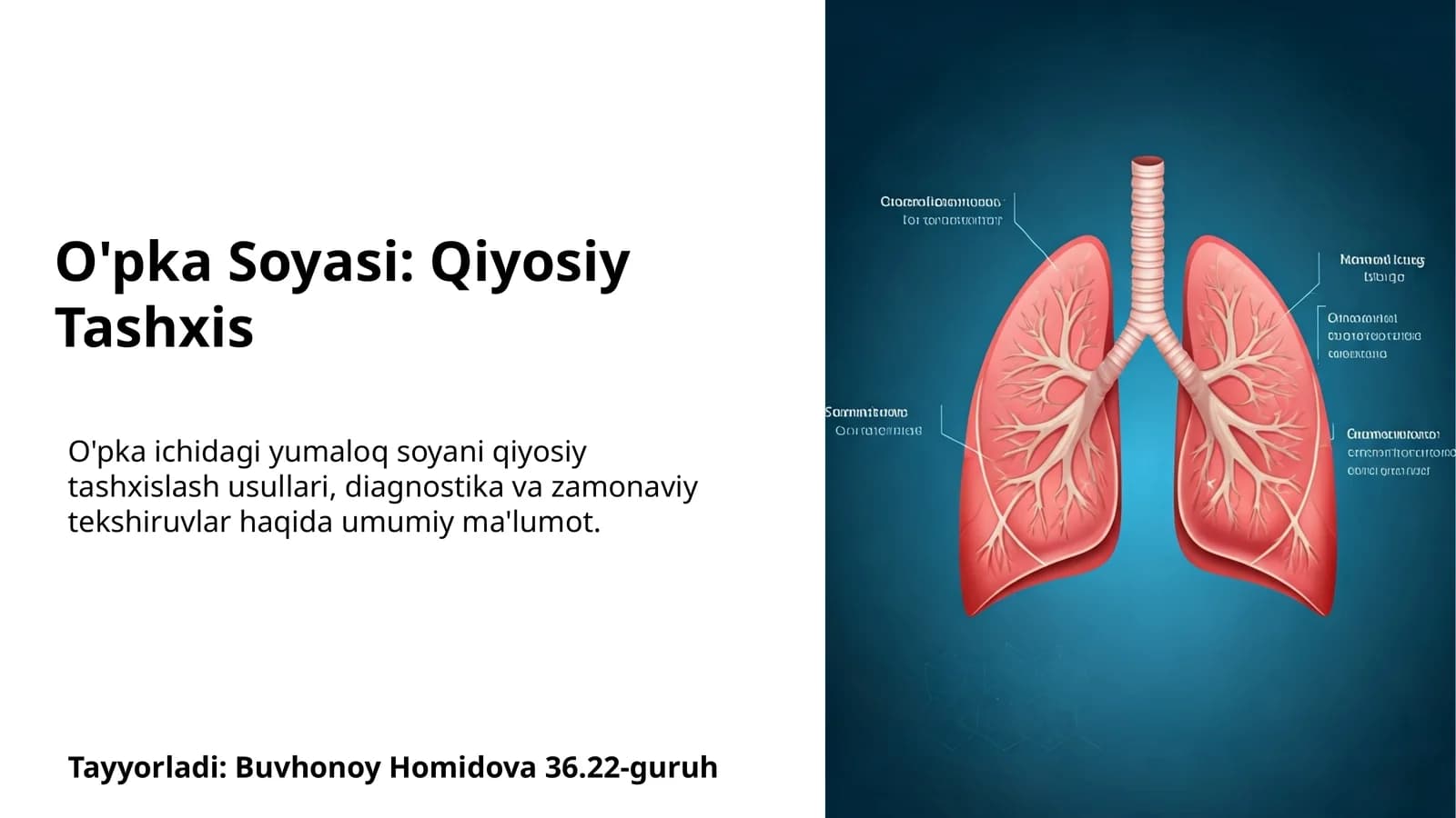 O'pka Soyasi: Qiyosiy Tashxis