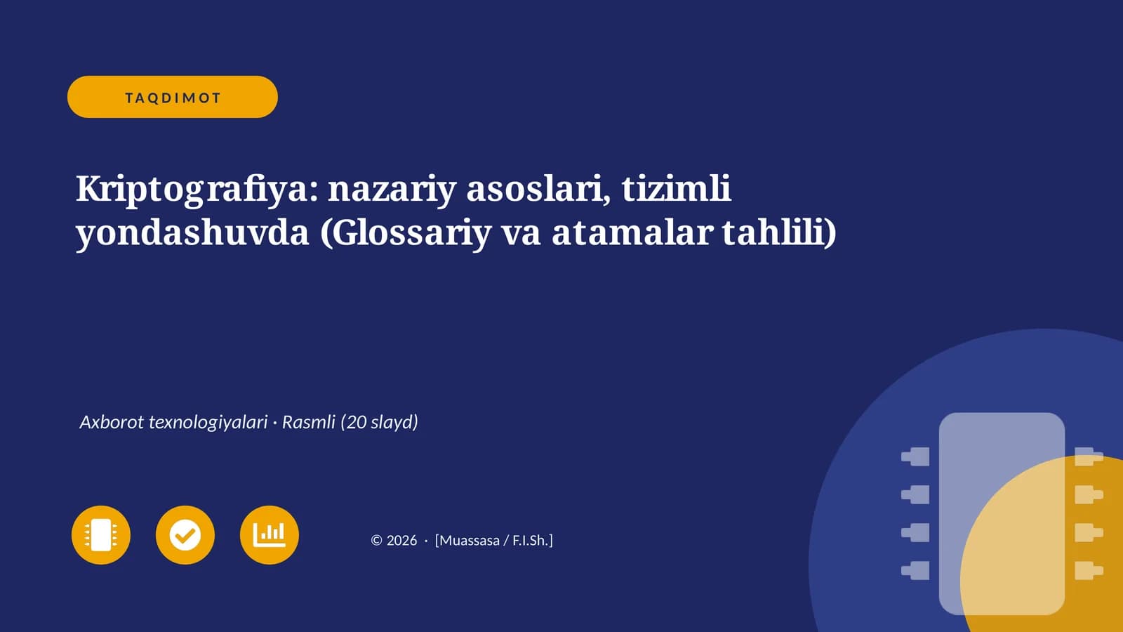 Kriptografiya: nazariy asoslari, tizimli yondashuvda (Glossariy va atamalar tahlili)