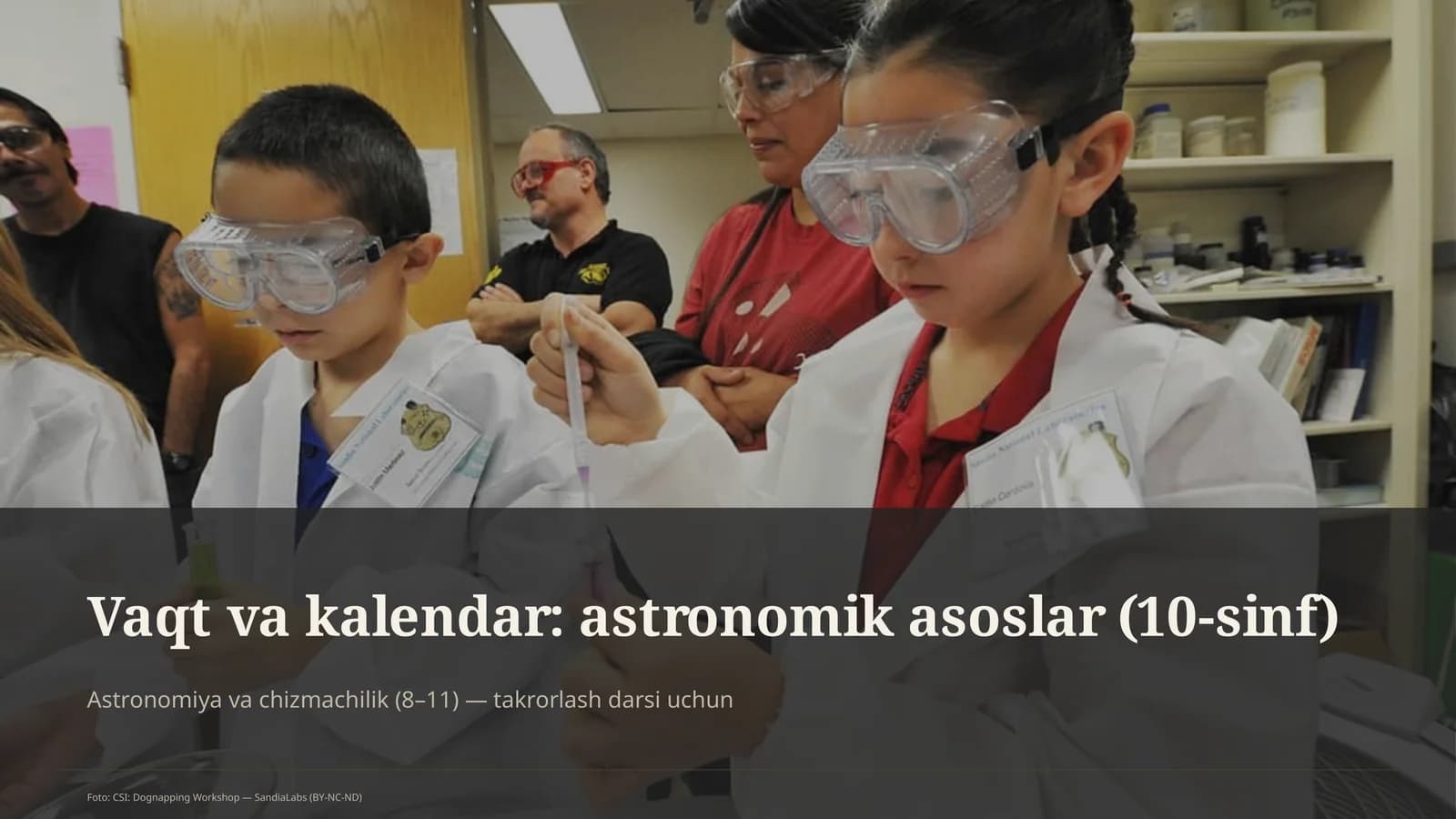 Vaqt va kalendar: astronomik asoslar (10-sinf)