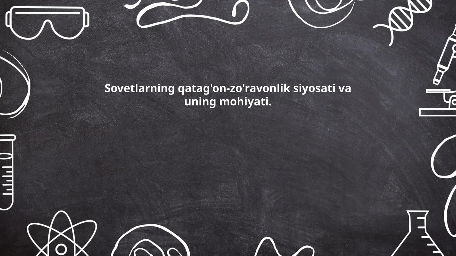 Sovetlarning qatag'on-zo'ravonlik siyosati va uning mohiyati