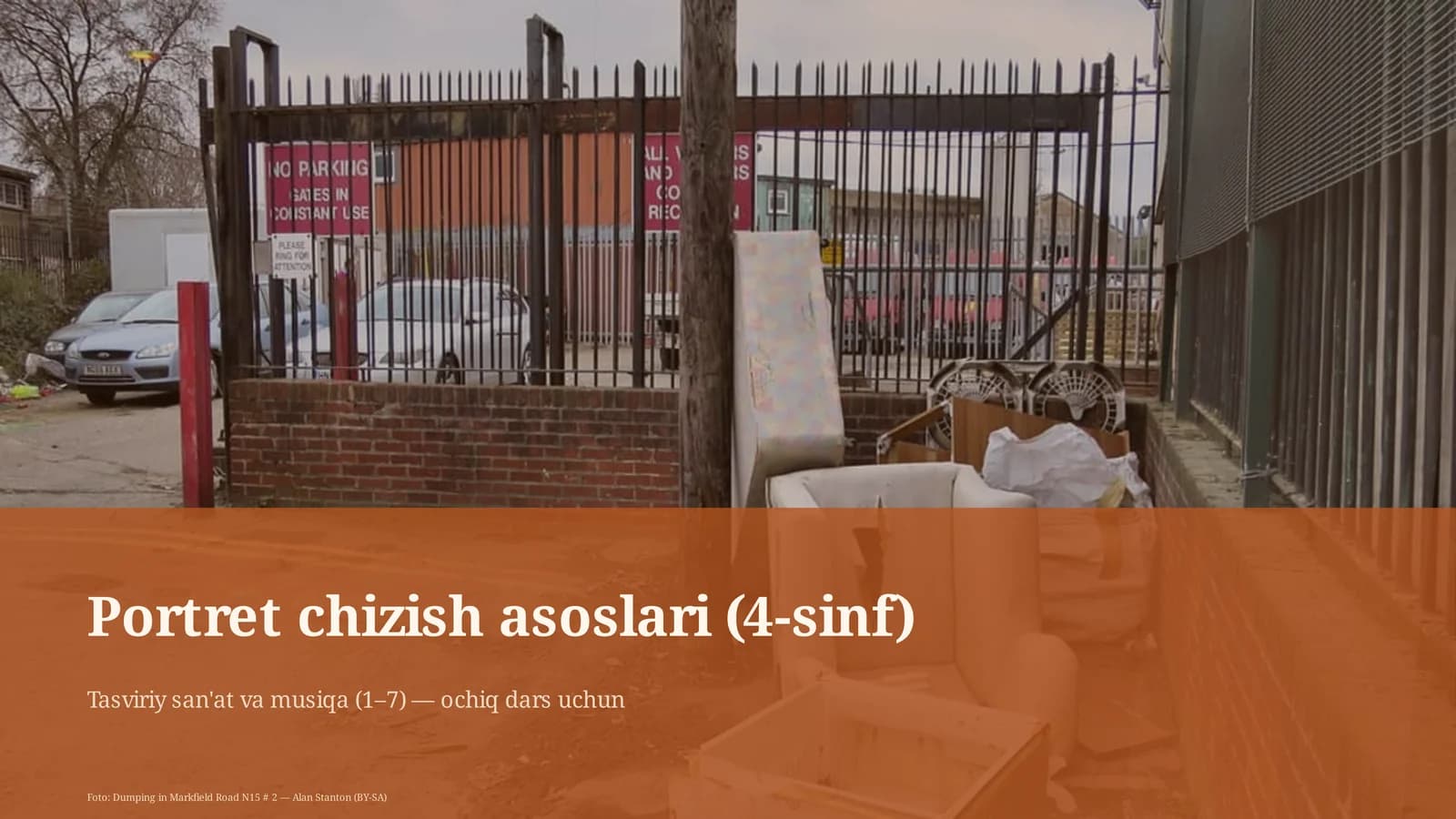 Portret chizish asoslari (4-sinf)