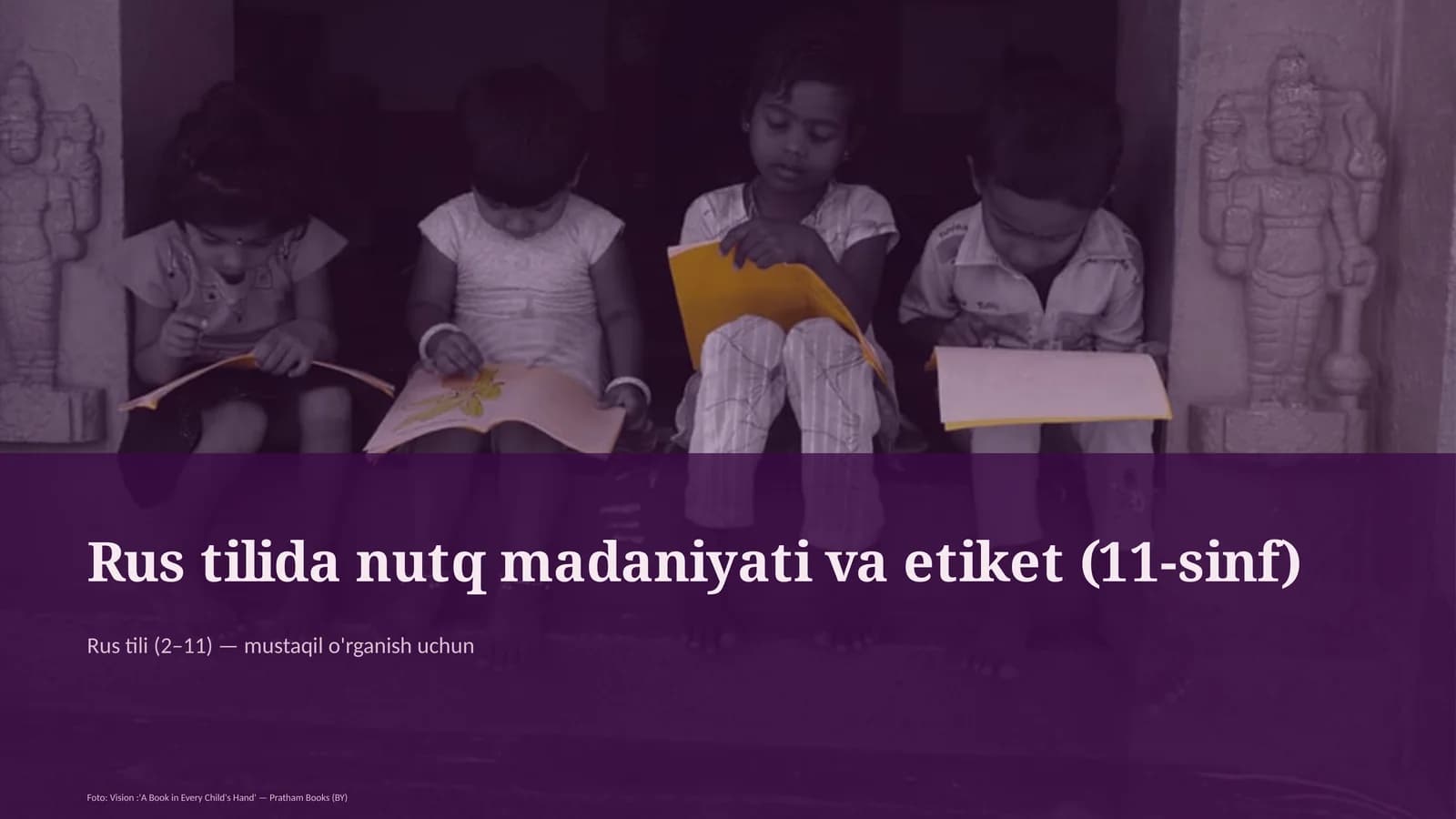 Rus tilida nutq madaniyati va etiket (11-sinf)