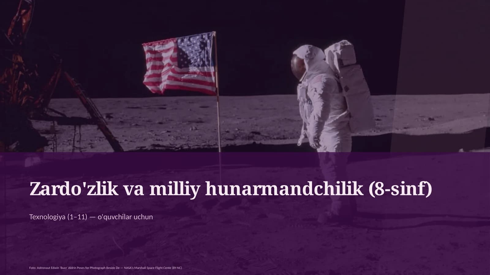 Zardo'zlik va milliy hunarmandchilik (8-sinf)