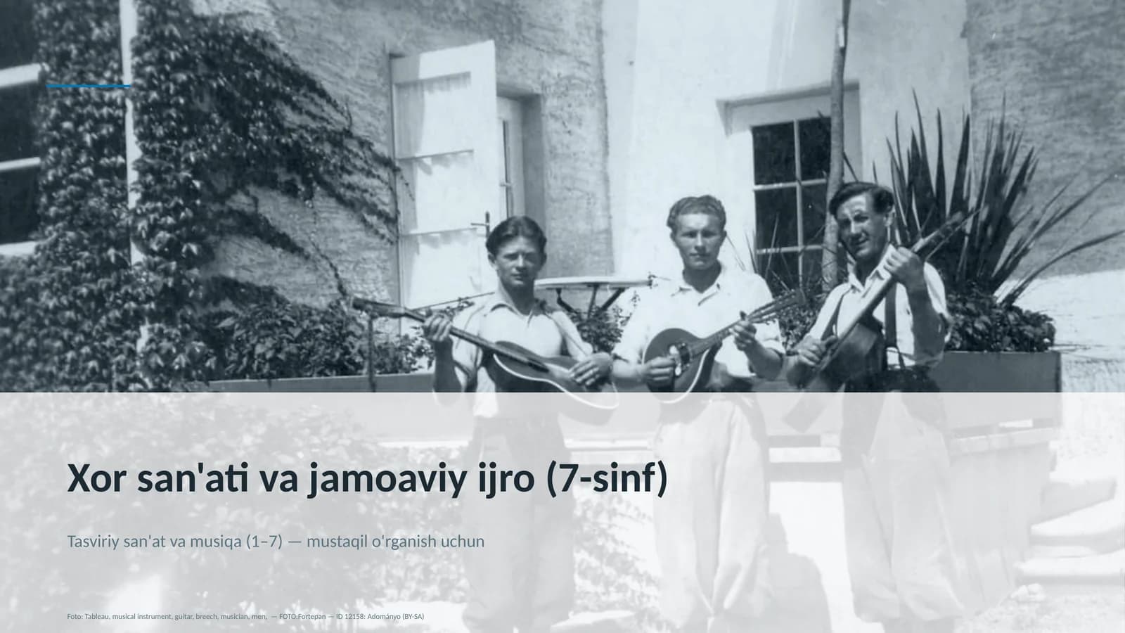 Tasviriy san'at va musiqa (1–7)