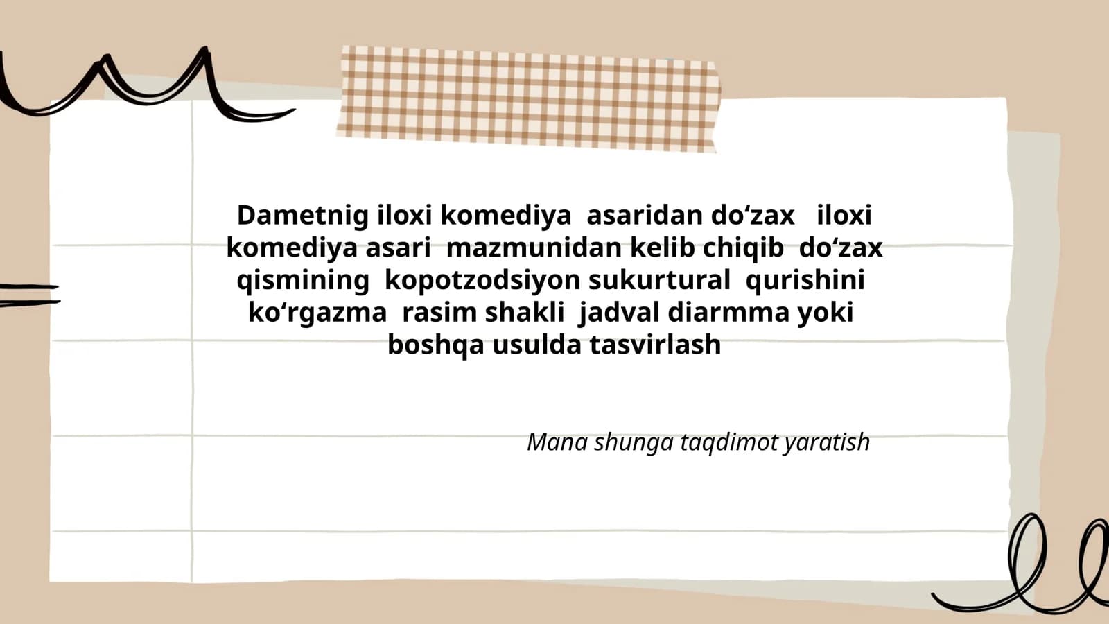Dametnig iloxi komediya asari