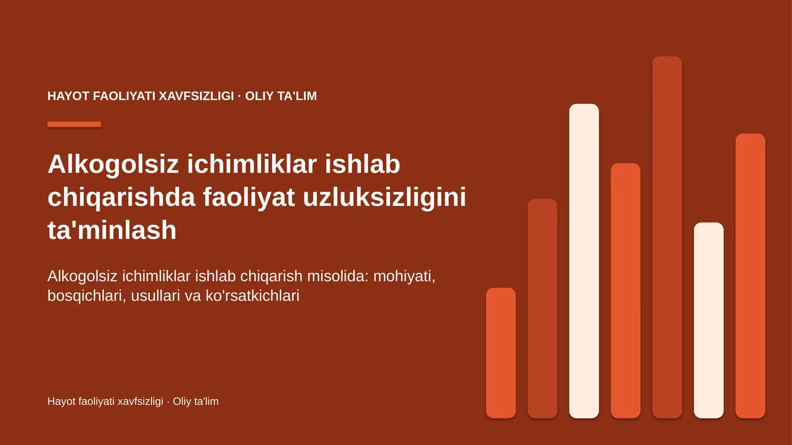 alkogolsiz ichimliklar ishlab chiqarishda faoliyat uzluksizligini ta'minlash 5678