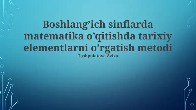 Badiiy adabiyot va she’riyatdan foydalash