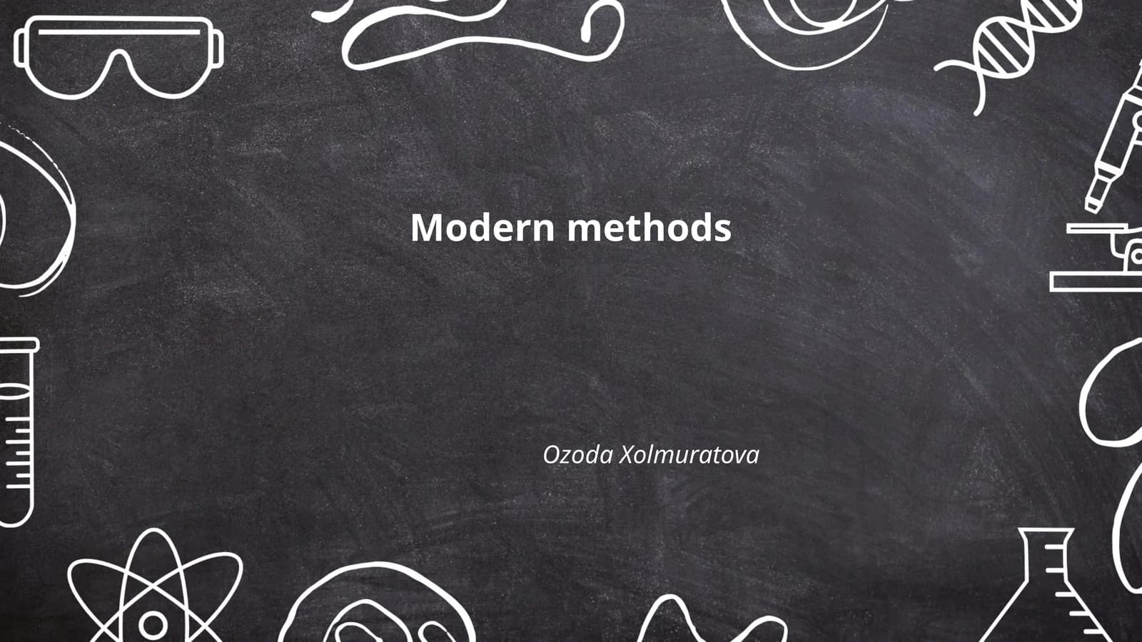 Modern methods