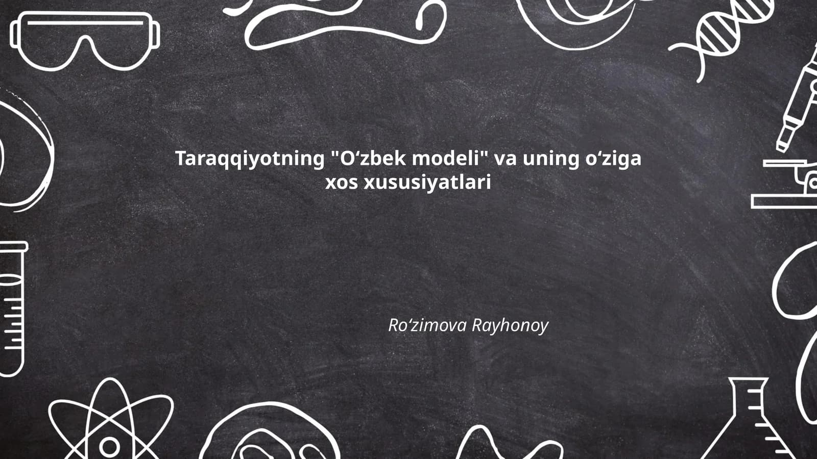 Oʻzbek modeli va uning oʻziga xos xususiyatlari