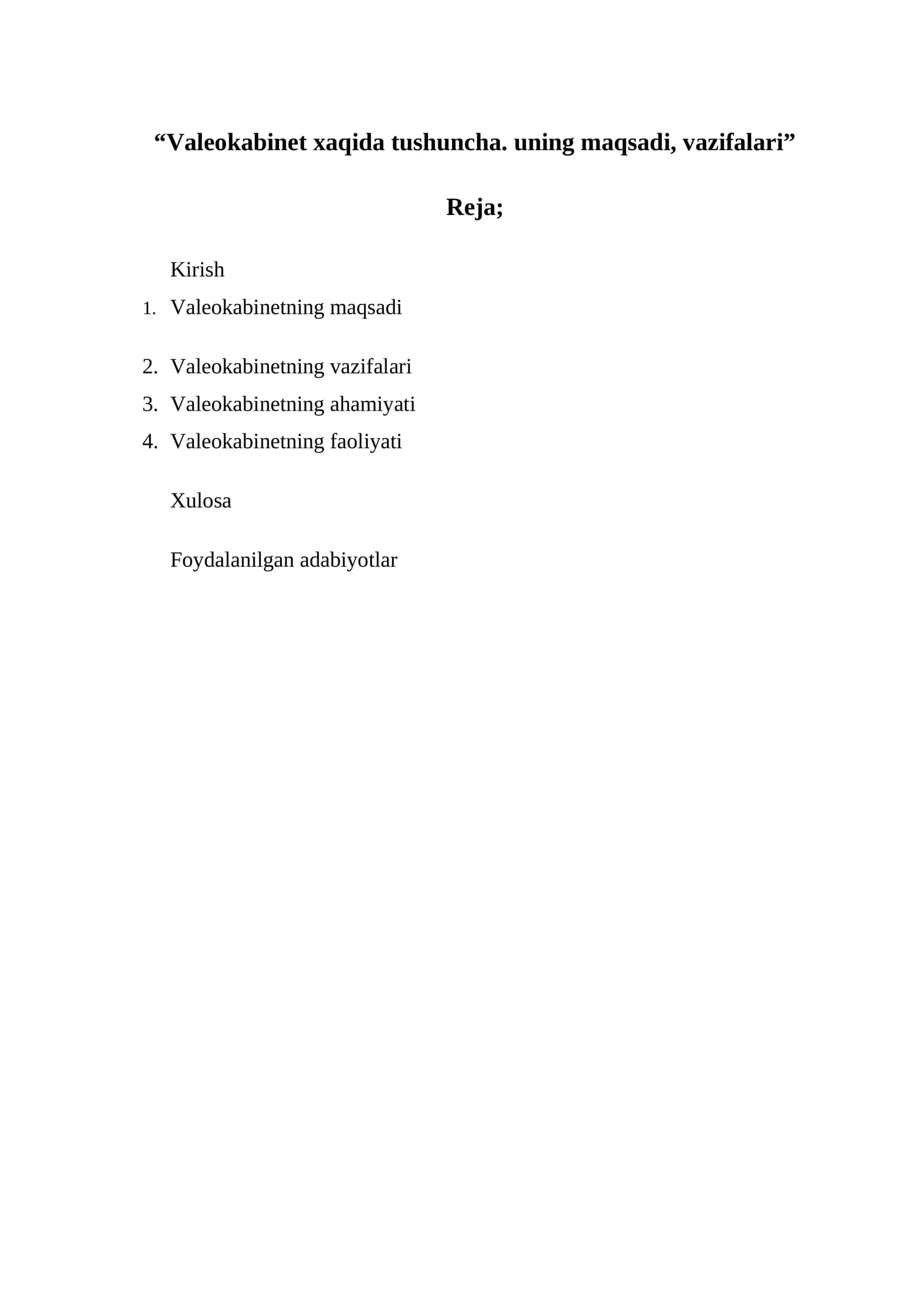 Valeokabinet