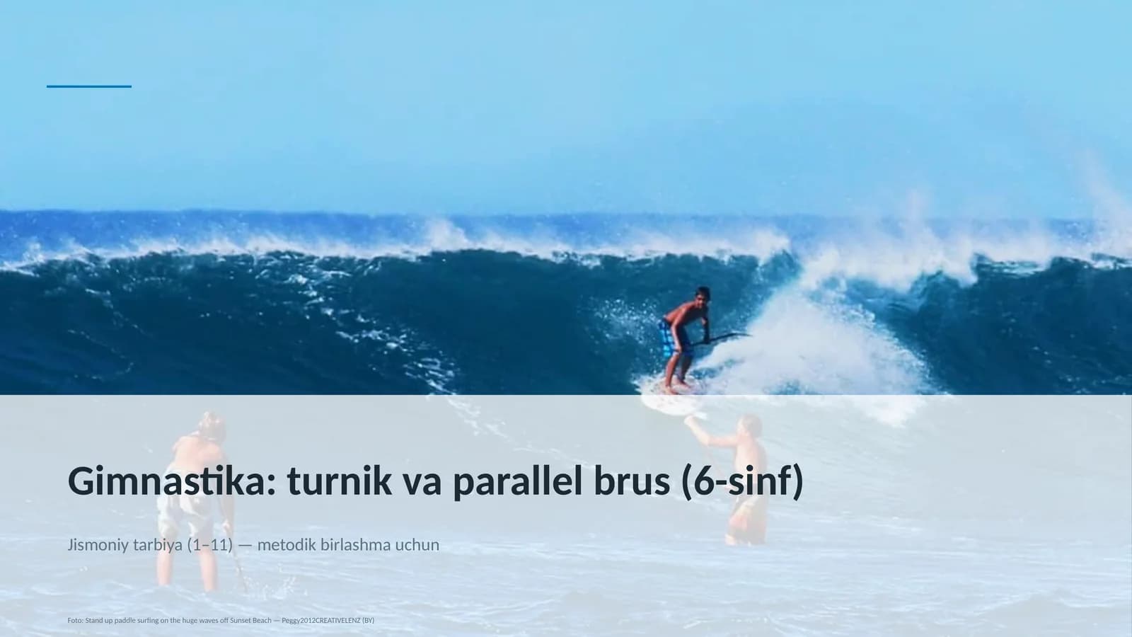 Gimnastika: turnik va parallel brus (6-sinf)