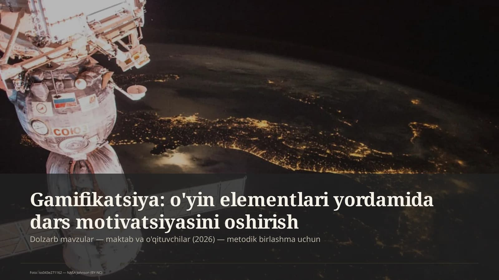 Gamifikatsiya: o'yin elementlari yordamida dars motivatsiyasini oshirish