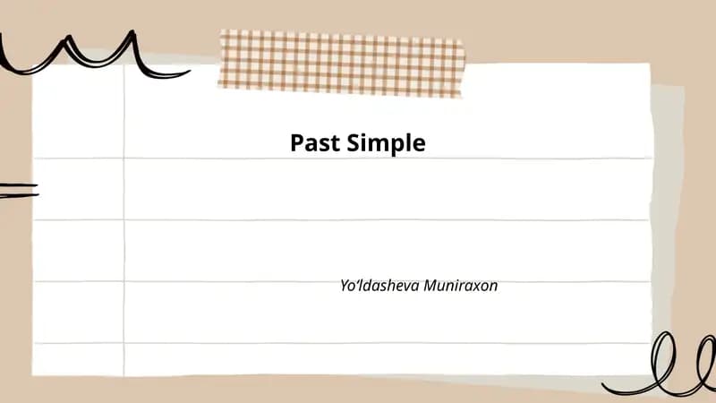 Past Simple