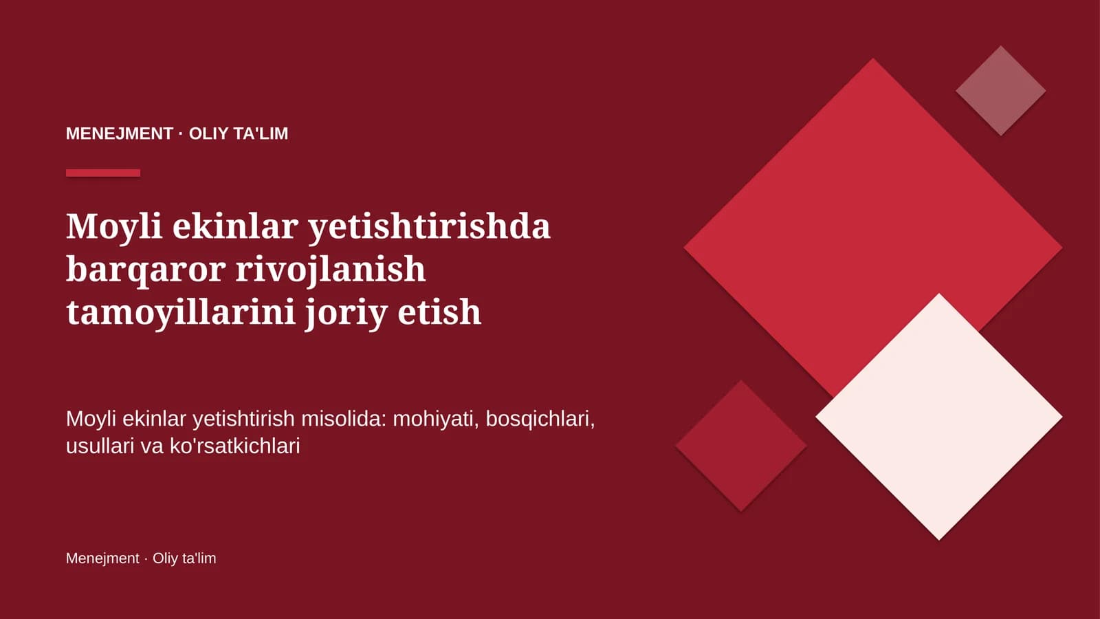moyli ekinlar yetishtirishda barqaror rivojlanish tamoyillarini joriy etish 7700