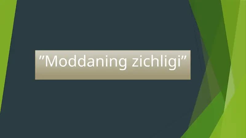 Moddaningzichligi